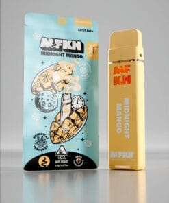 MFKN Disposable 2G Oceanside Orange vape featuring bright citrus orange flavor, smooth performance, and compact premium disposable design