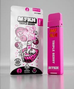 MFKN Disposable 2G Triple Berry vape featuring mixed berry flavor blend, smooth performance, and compact premium disposable design