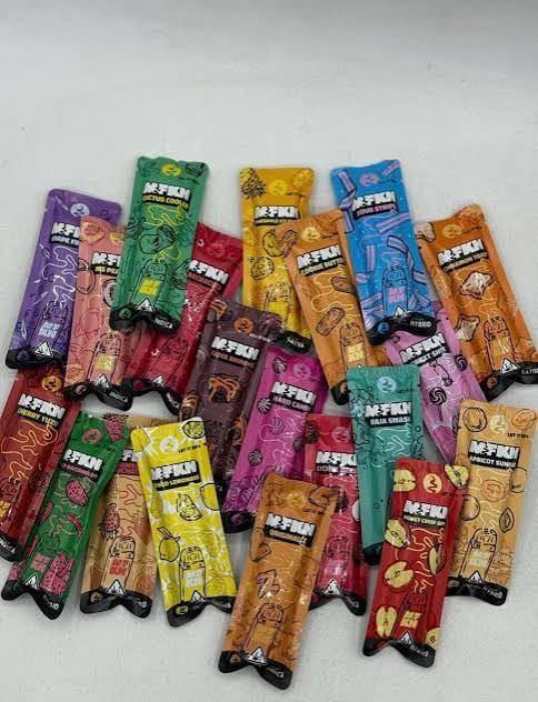 MFKN 2G Disposable flavors featuring fruity, tropical, sweet, sour, and cooling profiles